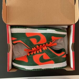 Nike Miami Hurricane Dunks